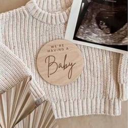 Shein Baby Pregnancy Announcement Wooden Sign