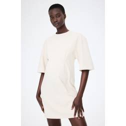 H&M Lys Beige Mama T-shirtkjole Size L