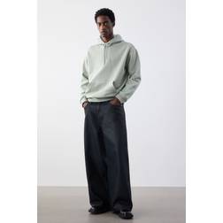 H&M Hoodie Loose Fit Herre - Grøn