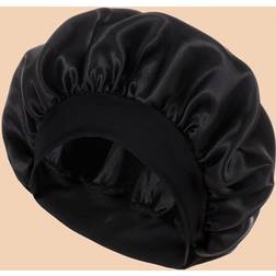 Shein Reusable Satin Jumbo Black Bonnet