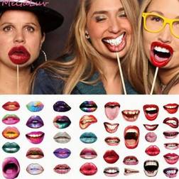 Shein Funny Paper Lips Photobooth Props 20pcs