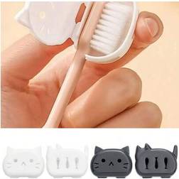 Shein 4pcs Cute Cartoon Animal Toothbrush Holder