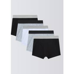 John Lewis Kids Cotton Blend Trunks Pack - Multi