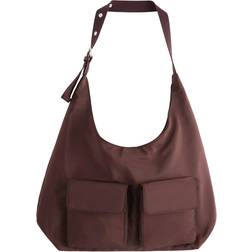 Lindex Bag V Shape W Pockets - Brown