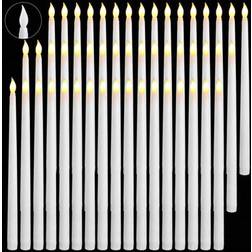 Shein 6pcs Flameless Candles Taper Lights LED Candle