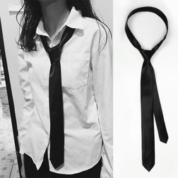 Shein Ladies Polyester Narrow Necktie Handmade - Daily Shirt