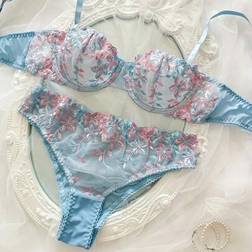 Shein Romantic Embroidery Lingerie Set Fashionable For Summer
