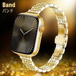 Shein Narrow Women's Gold Metal Apple Watch Band