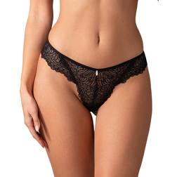 Obsessive Iliosa Panties Black Spetspants - Svart