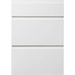 GoodHome Façade De Cuisine 1 Tiroir 2 Casseroliers - Blanc