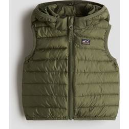 H&M Baby Puffer Gilet - Khaki Green