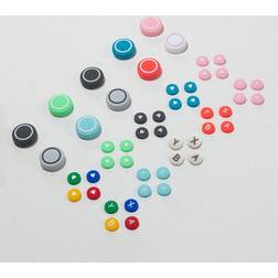 Shein Soft Colorful Button Stickers Joystick Cap Cover Set