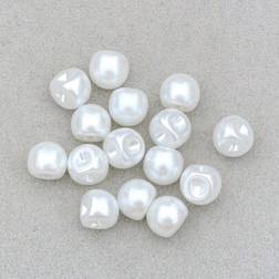 Shein 8mm 10mm 12mm White Pearl Buttons