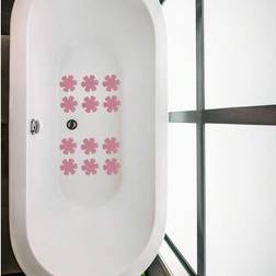 Shein 10pcs Indoor Floor Floral Anti-Slip Stickers Adhesive Film