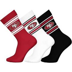 NFL SAN Francisco 49ERS 3pk Crew Socks