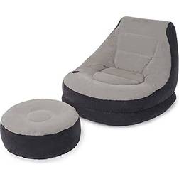 Intex Sillón inflable con puf Ultra Lounge Relax Sofá de Exterior