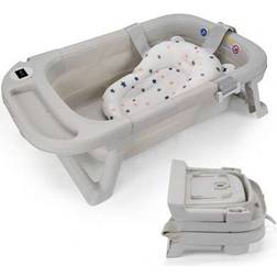 Shein Collapsible Baby Bathtub With Soft Cushion
