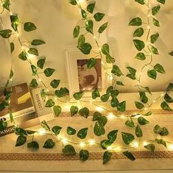 Shein Green Artificial Ivy Leaf Vine 2M 5M 10M String Light