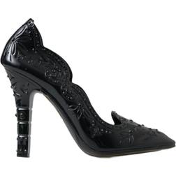 Dolce & Gabbana Floral Crystal Cinderella - Black