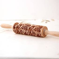 Shein Flower Detail 1pc Fondant Rolling Pin