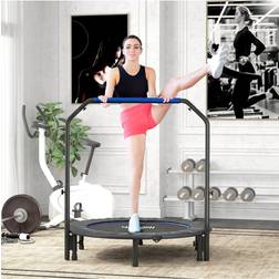 Homcom 48 Foldable Mini Fitness Trampoline Rebounder