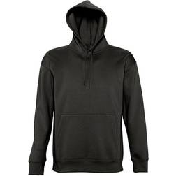 Sol's Slam Unisex Hooded Sweatshirt - Black
