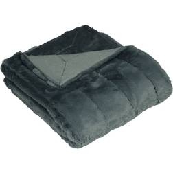 Paoletti Empress Faux Fur Blankets Grey (200x140cm)
