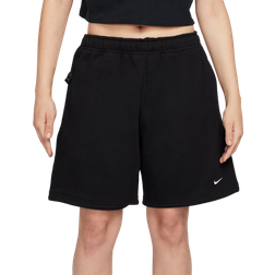 Nike Men's Solo Swoosh Fleece Shorts - Black/White