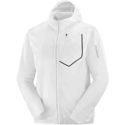 Salomon Bonatti Aero Hoodie Unisex - White/Deep Black