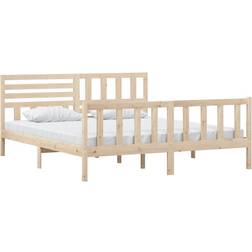 vidaXL 3101168 Bed Frame without Mattress Natural Sengeramme 186x205.5cm