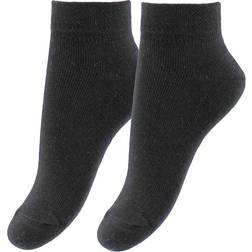 Fuzzies Ankle Socks 2-pack - Black (2100-999)