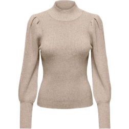 Only Katia Knitted Pullover - Brown/Mocha Meringue