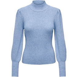 Only Katia Knitted Pullover - Blue/Allure