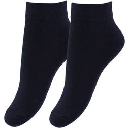 Fuzzies Ankle Socks 2-pack - Navy (2100-778)