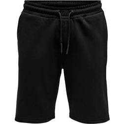 Only & Sons Ceres Mid Waist Regular Fit Shorts - Black