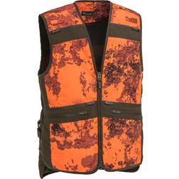 Pinewood Furudal Hunter Pro Camou Vest M's - Strata Blaze/Suede Brown