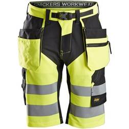 Snickers Workwear 6933 High-Vis Shorts+ Holster Pockets Class 1 - Yellow\Black