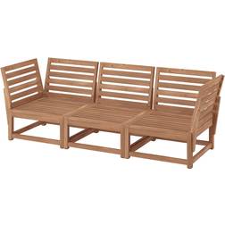 IKEA Nämmarö 3-Sits Ljusbrunlaserad Modulsoffa