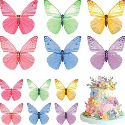 Shein 72pcs Edible 3D Butterfly Toppers Cake Decoration