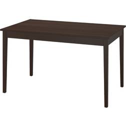 IKEA Näsinge Bord Mörkbrun Laserad Bokfaner 130x80 cm Skrivbord