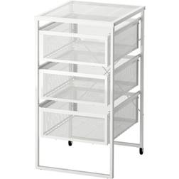 IKEA Lennart Hurts Med Lådor Vit Förvaringsskåp