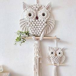 Shein Owl Macrame Home Tapestry Decoration Wall Decor