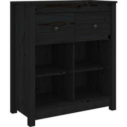 vidaXL 813768 Black Sideboard 70x80cm