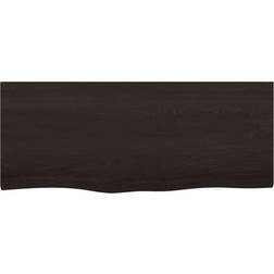 vidaXL 363805 Dark Brown Wall Shelf 100cm