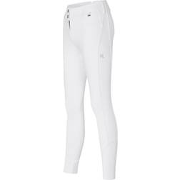 Kingsland Women's Mid grip Riding Trousers Kira - White