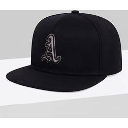 Temu Black Embroidered A Letter Baseball Cap