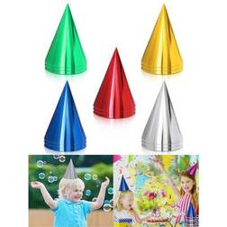 Shein 15pcs Solid Color Cone Party Hats