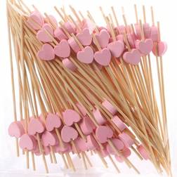Shein 100 Pieces Love Bamboo Skewers 12cm Skewer