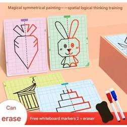 Shein 20 Symmetric Pattern Grid Drawings Set