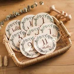 Shein Set Of 8 Wooden Eucalyptus Milestone Cards